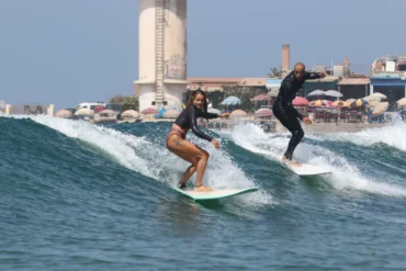 learn how to surf in imsouane with tawada surf school , local instructor amine dahi