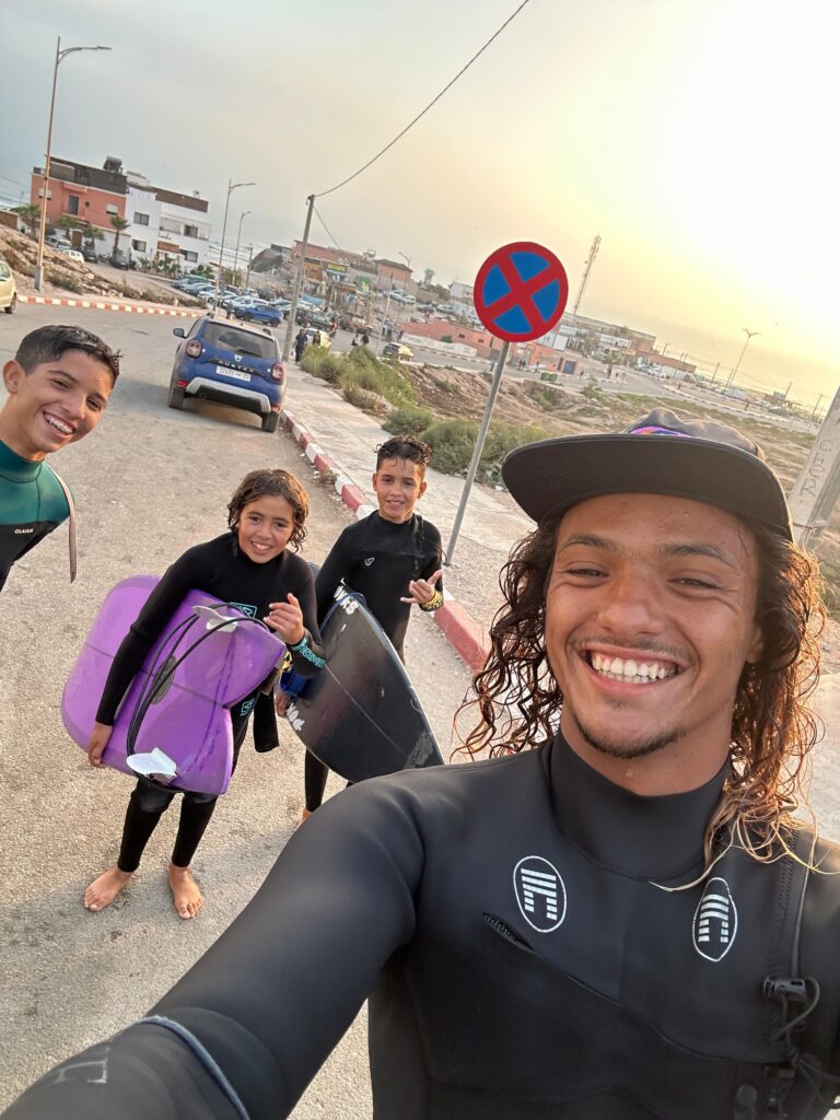 amine dahi , founder of tawada surf school in imsouane