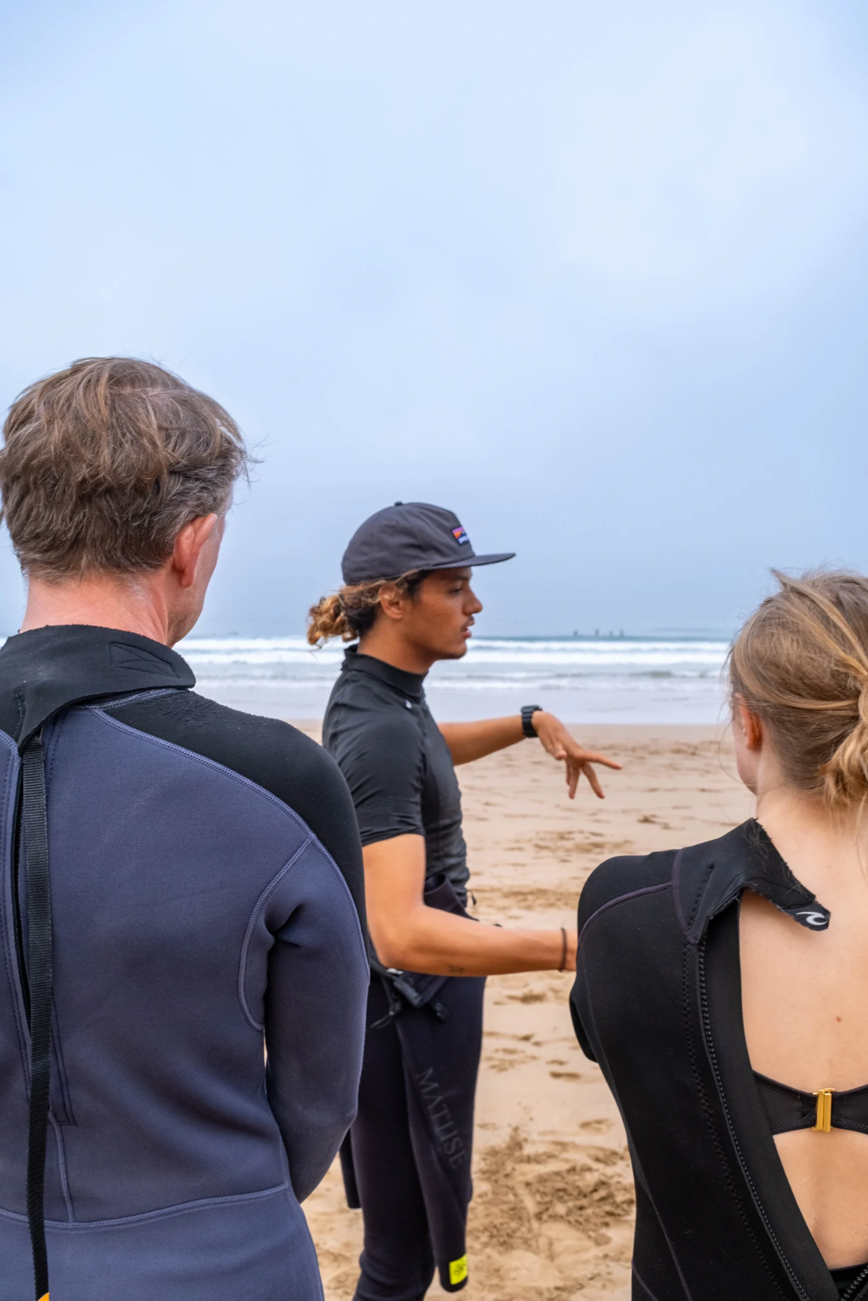 Small group surf lesson at Tawada Surf School in Imsouane Morocco